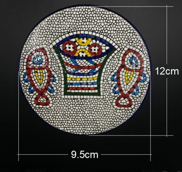 Mosaic Plate with a Palestinian Heritage Design - Image 5